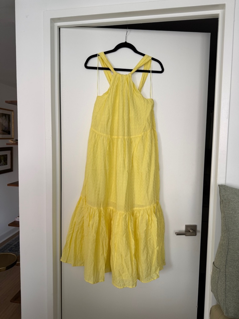 French Connection Yellow Maxi Dress